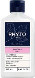 PHYTO CURLS HYDRATION SHAMPOO ΕΝΥΔΑΤΙΚΟ ΣΑΜΠΟΥΑΝ ΓΙΑ ΜΠΟΥΚΛΕΣ & ΚΥΜΑΤΙΣΤΑ ΜΑΛΛΙΑ 250ML PHYTO PARIS