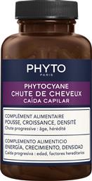 PHYTO PHYTOCYANE ΣΥΜΠΛΗΡΩΜΑ ΔΙΑΤΡΟΦΗΣ ΒΙΤΑΜΙΝΩΝ, ΜΕΤΑΛΛΩΝ, ΑΜΙΝΟΞΕΩΝ & ΕΚΧΥΛΙΣΜΑΤΟΣ ΣΤΑΦΥΛΙΟΥ ΓΙΑ ΤΗΝ ΑΝΤΙΜΕΤΩΠΙΣΗ ΤΗΣ ΠΡΟΟΔΕΥΤΙΚΗΣ ΤΡΙΧΟΠΤΩΣΗΣ 84CAPS PHYTO PARIS