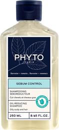 PHYTO SEBUM CONTROL OIL REDUCING SHAMPOO ΣΑΜΠΟΥΑΝ ΚΑΘΗΜΕΡΙΝΗΣ ΧΡΗΣΗΣ ΓΙΑ ΡΥΘΜΙΣΗ ΤΗΣ ΠΕΡΙΣΣΕΙΑΣ ΛΙΠΑΡΟΤΗΤΑΣ & ΕΝΤΑΤΙΚΟ ΚΑΘΑΡΙΣΜΟ ΤΟΥ ΤΡΙΧΩΤΟΥ 250ML PHYTO PARIS