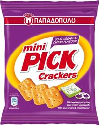 ΚΡΑΚΕΡΣ MINI PICK SOUR CREAM & ONION 70G ΠΑΠΑΔΟΠΟΥΛΟΥ