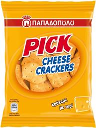 ΚΡΑΚΕΡΣ PICK CHEESE CRACKERS 45G ΠΑΠΑΔΟΠΟΥΛΟΥ