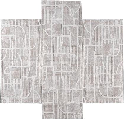 ΧΑΛΙΑ ΚΡΕΒΑΤΟΚΑΜΑΡΑΣ (ΣΕΤ 3ΤΜΧ) LOFT 23 BEIGE PIERRE CARDIN