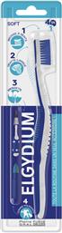 ELGYDIUM 4IN1 TOOTHBRUSH ΟΔΟΝΤΟΒΟΥΡΤΣΑ 4 ΣΕ 1 ΜΕ ΚΑΘΑΡΙΣΤΗ ΓΛΩΣΣΑΣ, ΚΩΝΙΚΟ ΜΕΣΟΔΟΝΤΙΟ ΒΟΥΡΤΣΑΚΙ & ΛΕΥΚΑΝΤΙΚΗ ΓΟΜΑ 1 ΤΕΜΑΧΙΟ - SOFT PIERRE FABRE