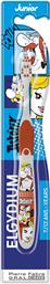 ELGYDIUM JUNIOR ASTERIX KIDS TOOTHBRUSH ΟΔΟΝΤΟΒΟΥΡΤΣΑ ΓΙΑ ΠΑΙΔΙΑ 7 ΕΩΣ 12 ΕΤΩΝ 1 ΤΕΜΑΧΙΟ PIERRE FABRE