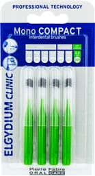 ELGYDIUM MONO COMPACT INTERDENTAL BRUSHES ΜΕΣΟΔΟΝΤΙΑ ΒΟΥΡΤΣΑΚΙΑ ΜΕΓΑΛΟΥ ΜΕΓΕΘΟΥΣ ΓΙΑ ΤΗΝ ΚΑΤΑΠΟΛΕΜΗΣΗ ΤΗΣ ΠΛΑΚΑΣ 4 ΤΕΜΑΧΙΑ PIERRE FABRE