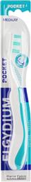 ELGYDIUM POCKET MEDIUM TRAVEL TOOTHBRUSH ΜΕΤΡΙΑ ΑΝΑΔΙΠΛΟΥΜΕΝΗ ΟΔΟΝΤΟΒΟΥΡΤΣΑ ΤΑΞΙΔΙΟΥ 1 ΤΕΜΑΧΙΟ - ΠΡΑΣΙΝΟ PIERRE FABRE