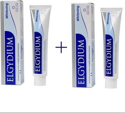 ELGYDIUM WHITENING ΟΔΟΝΤΟΚΡΕΜΑ ΛΕΥΚΑΝΤΙΚΗ JUMBO 2 X 100ML PIERRE FABRE