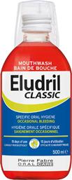 ELUDRIL CLASSIC MOUTHWASH ΣΤΟΜΑΤΙΚΟ ΔΙΑΛΥΜΑ ΓΙΑ ΔΙΑΤΗΡΗΣΗ ΤΗΣ ΚΑΛΗΣ ΣΤΟΜΑΤΙΚΗΣ ΥΓΙΕΙΝΗΣ 500ML PIERRE FABRE