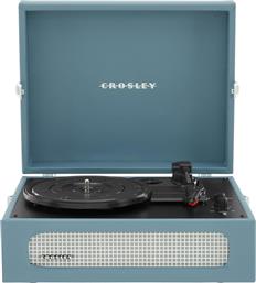 ΠΙΚΑΠ CROSLEY VOYAGER CR8017B-WB4 2-WAY BLUETOOTH ΜΕ ΕΝΣΩΜΑΤΩΜΕΝΑ ΗΧΕΙΑ - WASHED BLUE