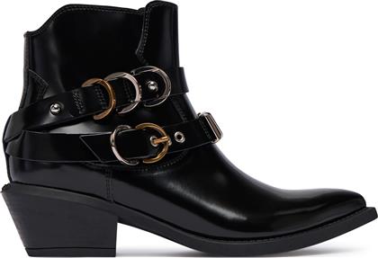 ΜΠΟΤΑΚΙΑ ANKLE BOOT BOX CALF SD0343 P114 Z99 ΜΑΥΡΟ PINKO