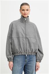 ΜΠΟΥΦΑΝ ΜΕ ΠΡΟΣΘΗΚΗ ΜΑΛΛΙΝΟΥ ΥΦΑΣΜΑΤΟΣ ΧΡΩΜΑ: ΓΚΡΙ, 106046 A2ZU PINKO