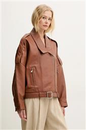 ΔΕΡΜΑΤΙΝO JACKET ΧΡΩΜΑ: ΚΑΦΕ, 104877 A21L PINKO