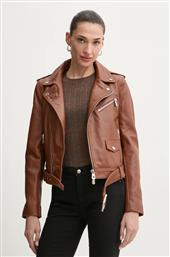 ΔΕΡΜΑΤΙΝO JACKET ΓΥΝΑΙΚΕΙΟ, ΧΡΩΜΑ: ΚΑΦΕ, 103897 A21L PINKO