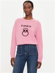 ΠΟΥΛΟΒΕΡ LOGO INTERSINO 100414 Y7Z4 ΡΟΖ REGULAR FIT PINKO