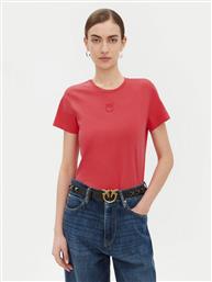 T-SHIRT 100355 A2HN ΚΟΚΚΙΝΟ REGULAR FIT PINKO