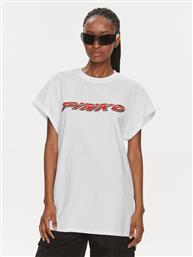 T-SHIRT 103138 A1P7 ΛΕΥΚΟ RELAXED FIT PINKO από το MODIVO