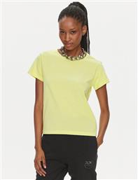 T-SHIRT BASICO 100373 A1N8 ΚΙΤΡΙΝΟ REGULAR FIT PINKO