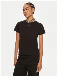 T-SHIRT BASICO 100373 A228 ΜΑΥΡΟ REGULAR FIT PINKO