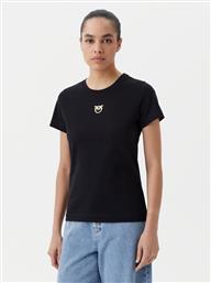 T-SHIRT BUSSOLOTTO 100355 A2OD ΜΑΥΡΟ REGULAR FIT PINKO