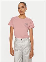 T-SHIRT NAMBRONE 103320 A24E ΡΟΖ RELAXED FIT PINKO