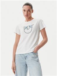 T-SHIRT QUENTIN 100535 A2G7 ΛΕΥΚΟ REGULAR FIT PINKO