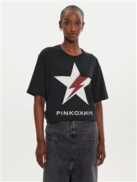 T-SHIRT SCANNER 101704 A292 ΜΑΥΡΟ RELAXED FIT PINKO