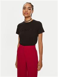 T-SHIRT START 101752 A227 ΜΑΥΡΟ REGULAR FIT PINKO