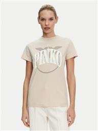 T-SHIRT START 101752 A2CT ΜΠΕΖ REGULAR FIT PINKO