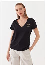 T-SHIRT TURBATO 100372 A0MA ΜΑΥΡΟ REGULAR FIT PINKO