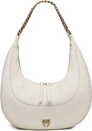 ΤΣΑΝΤΑ BRIOCHE HOBO CLASSIC . AI 23-24 PLTT 101526 A0Q0 ΛΕΥΚΟ PINKO