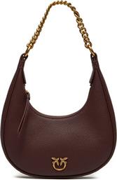 ΤΣΑΝΤΑ BRIOCHE HOBO MINI AI 24-25 PLTT 101433 A29Q ΜΠΟΡΝΤΟ PINKO