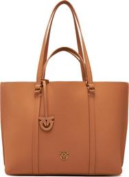 ΤΣΑΝΤΑ CARRIE SHOPPER BIG AI 24-25 PLTT 102832 A1LF ΜΠΕΖ PINKO