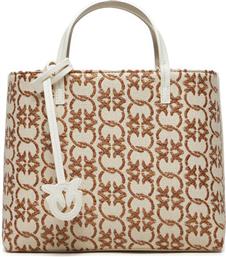 ΤΣΑΝΤΑ CARRIE SHOPPER CLASSIC PE 24 PLTT 102833 A1KU ΜΠΕΖ PINKO