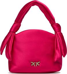 ΤΣΑΝΤΑ KNOTS MINI POUCH SATIN PE 24 PLTT 102770 A1KA ΡΟΖ PINKO