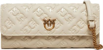 ΤΣΑΝΤΑ LOVE TINY BRIDS WALLET C AI 24-25 PCPL 103765 A1YB ΕΚΡΟΥ PINKO