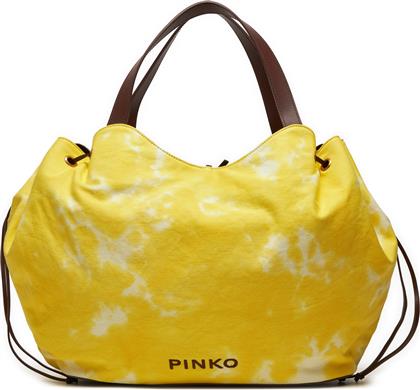 ΤΣΑΝΤΑ PAGODA EXTRA SHOPPER PE 24 PLTT 102911 A1MB ΚΙΤΡΙΝΟ PINKO