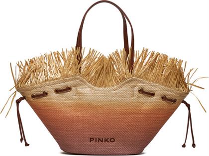 ΤΣΑΝΤΑ PAGODA EXTRA SHOPPER . PE 24 PLTT 102911 A1R6 ΜΠΕΖ PINKO