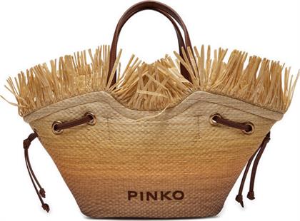 ΤΣΑΝΤΑ PAGODA SMALL SHOPPER . PE 24 PLTT 102910 A1R6 ΜΠΕΖ PINKO