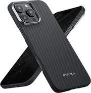 MAGEZ CASE 5 BLACK/GREY TWILL FOR IPHONE 16 PRO MAX PITAKA