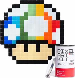 DIY ΚΙΤ ΨΗΦΙΔΩΤΟΥ PIXEL RAINBOW SHROOM PIXEL CORNER