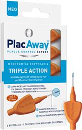 TRIPLE ACTION INTERDENTAL BRUSHES EXTRA SOFT ΒΟΥΡΤΣΑΚΙΑ ΜΕ ΠΟΛΥ ΑΠΑΛΕΣ ΙΝΕΣ ΓΙΑ ΚΑΘΑΡΙΣΜΟ ΤΩΝ ΜΕΣΟΔΟΝΤΙΩΝ ΔΙΑΣΤΗΜΑΤΩΝ & ΤΩΝ ΟΡΘΟΔΟΝΤΙΚΩΝ ΜΗΧΑΝΙΣΜΩΝ ΜΕ ΠΡΟΣΤΑΤΕΥΤΙΚΗ ΘΗΚΗ - ΛΑΒΗ 6 ΤΕΜΑΧΙΑ - ISO 1 / 0.45MM PLAC AWAY