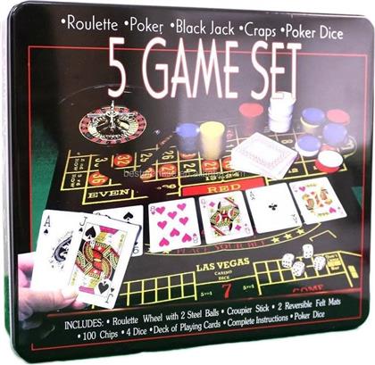 ΣΕΤ 5 ΣΕ 1 ΠΑΙΧΝΙΔΙΑ PLATINUM GAMES ΣΕ ΜΕΤΑΛΛΙΚΟ ΚΟΥΤΙ PLATINUMGAMES