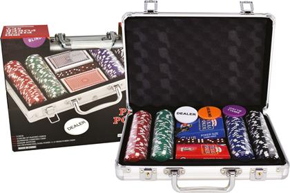 ΒΑΛΙΤΣΑ ΑΛΟΥΜΙΝΙΟΥ PLATINUM GAMES ΜΕ 200 ΜΑΡΚΕΣ DICE ΚΑΙ 2 ΤΡΑΠΟΥΛΕΣ MODIANO PLATINUMGAMES