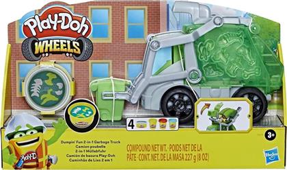 WHEELS DUMPIN' FUN 2-IN-1 GARBAGE TRUCK F5173 PLAY DOH