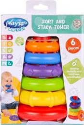 SORT AND STACK TOWER ΠΥΡΓΟΣ ΜΕ ΚΡΙΚΟΥΣ PLAYGRO