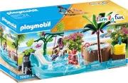 70611 FAMILY FUN CHILDREN'S POOL WITH SLIDE PLAYMOBIL