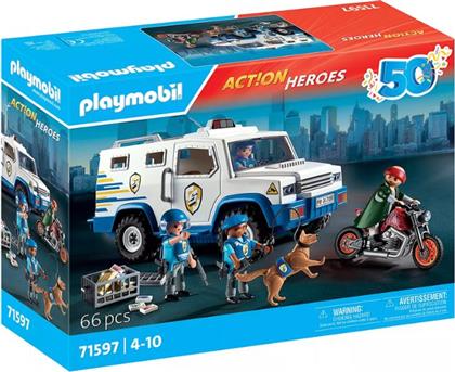 ACTION ΟΧΗΜΑ ΧΡΗΜΑΤΟΑΠΟΣΤΟΛΗΣ 71597 PLAYMOBIL από το TOYSCENTER