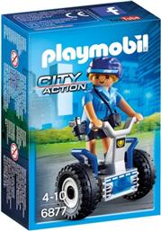 CITY ACTION ΓΥΝΑΙΚΑ ΑΣΤΥΝΟΜΙΚΟΣ ΜΕ BALANCE RACER 6877 PLAYMOBIL