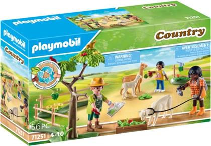 COUNTRY - ΒΟΛΤΑ ΣΤΗΝ ΕΞΟΧΗ ΜΕ ΤΑ ΑΛΠΑΚΑ, 71251 PLAYMOBIL