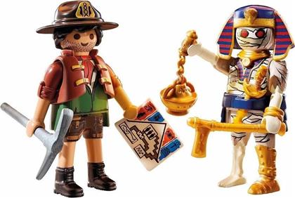 DUO PACK ΚΥΝΗΓΟΣ ΘΗΣΑΥΡΟΥ & ΜΟΥΜΙΑ (71796) PLAYMOBIL